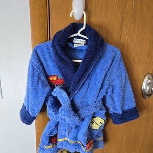 Little Wonders Blue and Navy Kids Robe